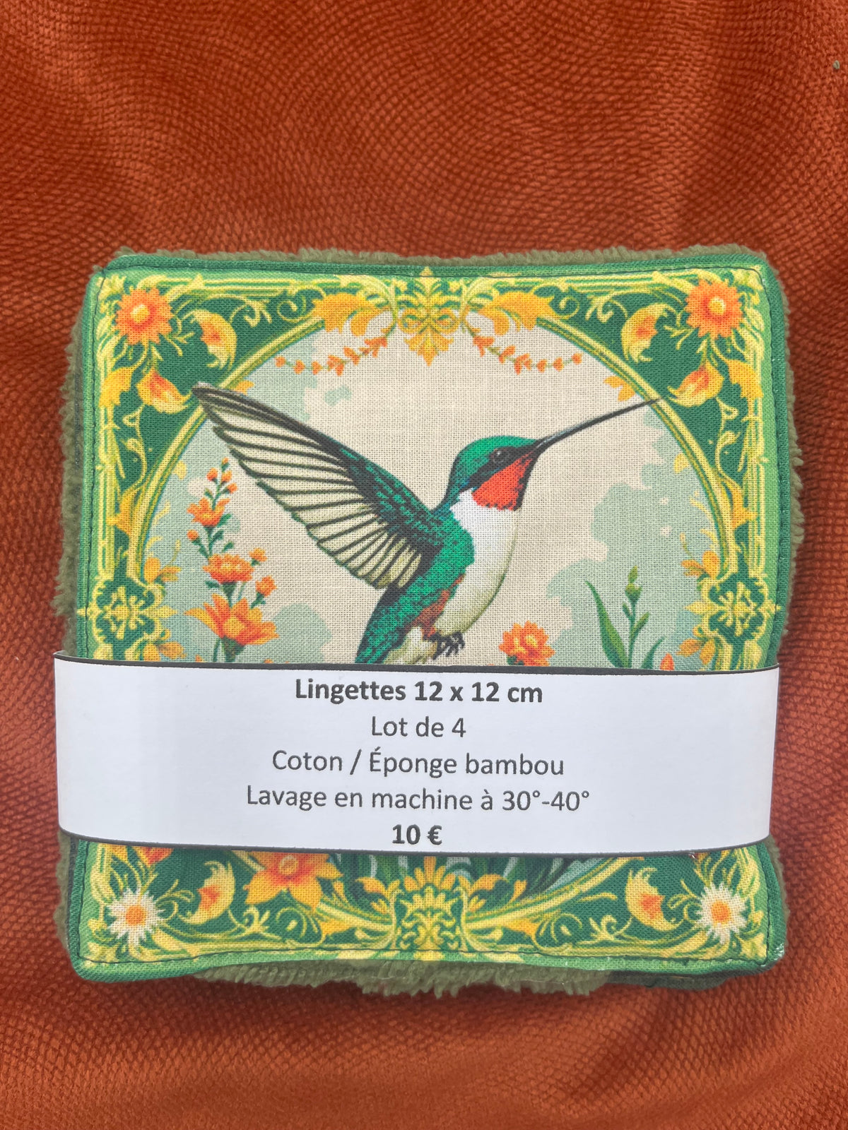 Lot de lingettes - Colibri Kaki 2