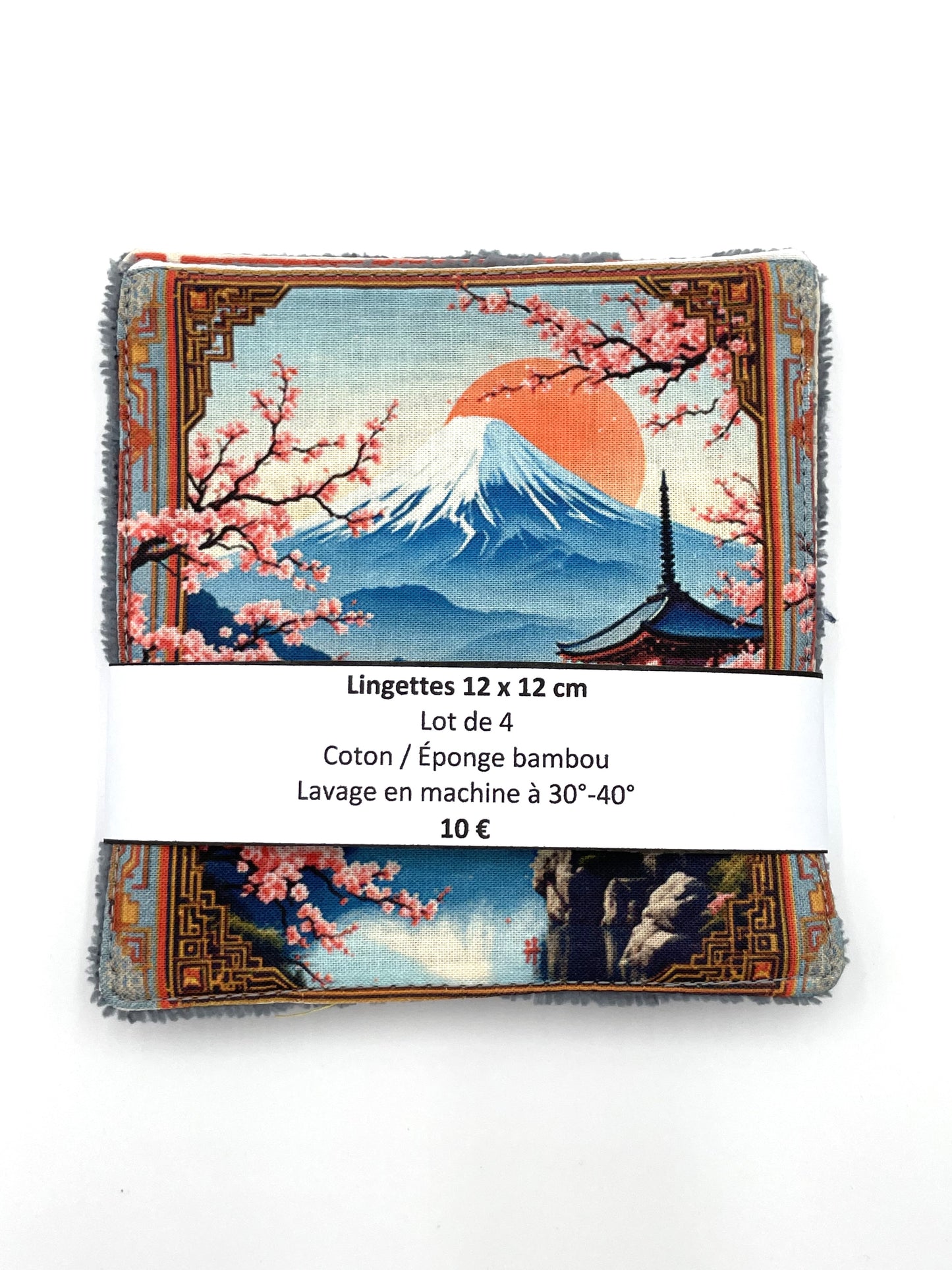 Lot de lingettes - Japon Gris 1