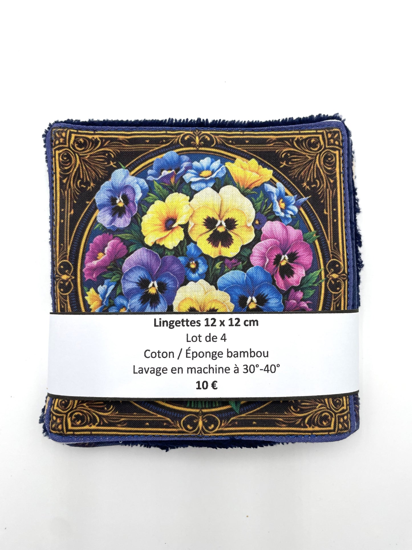 Lot de lingettes - Pensée Marine 1