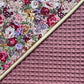 Cape de bain - Fleurs Vieux Rose