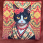 Lot de lingettes - Chat Fleur Rouge 1