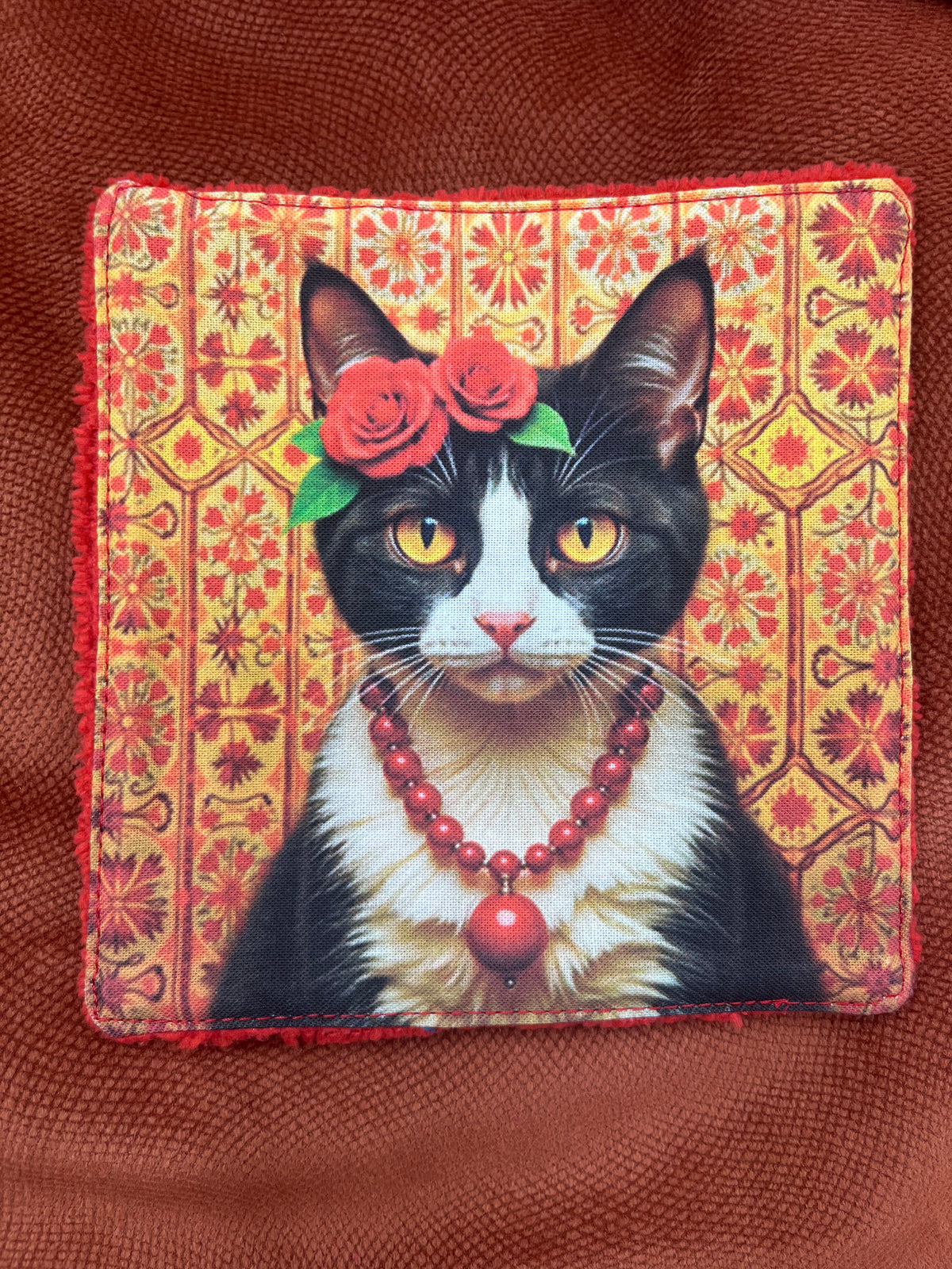 Lot de lingettes - Chat Fleur Rouge 1