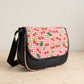 Grand sac à main - Cerises et Simili Noir