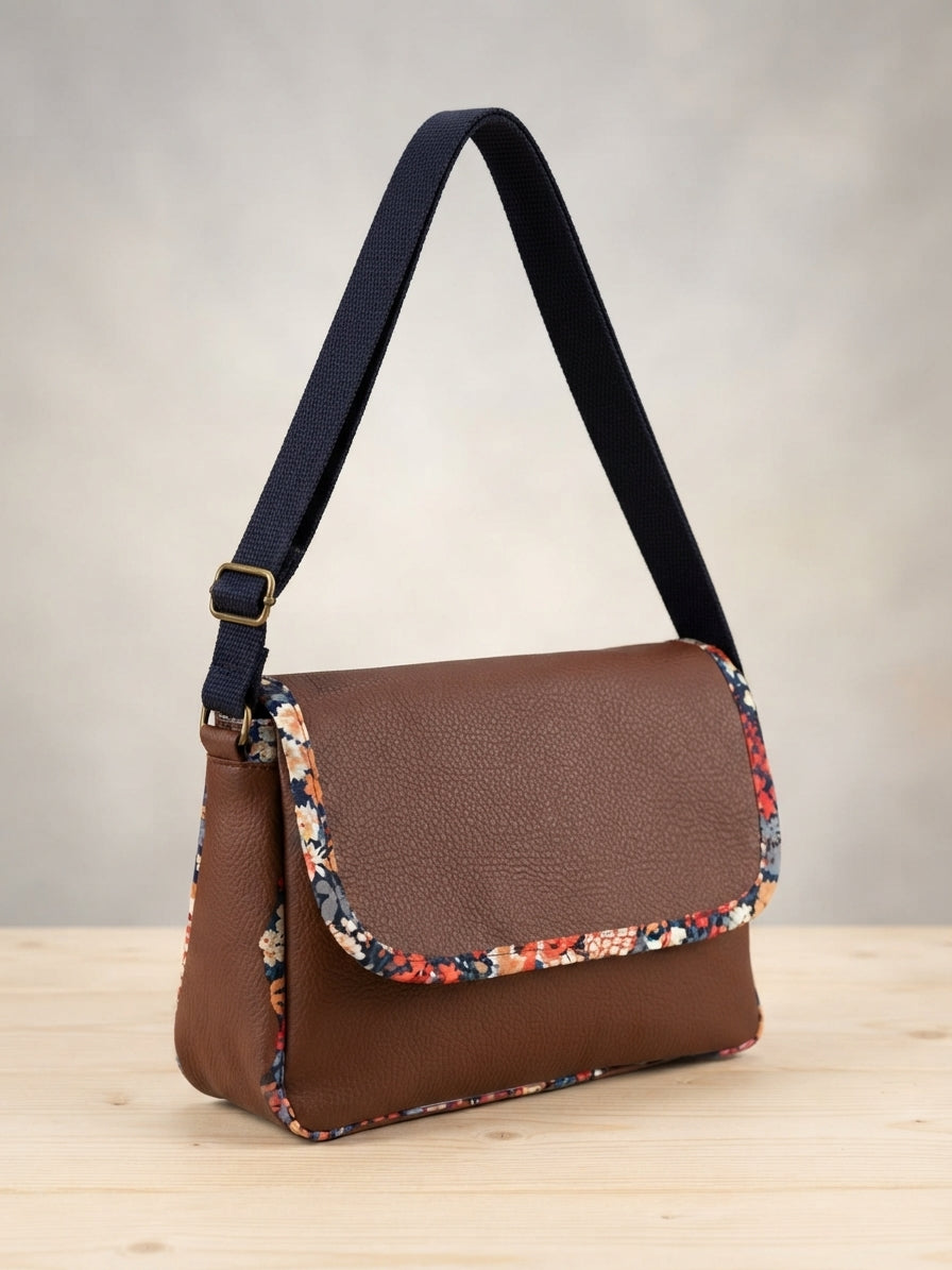 Sac à main en similicuir - Marron