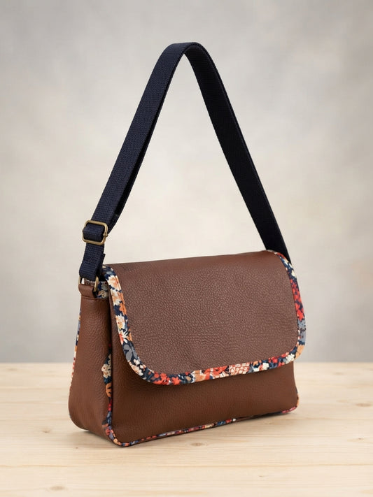 Sac à main en similicuir - Marron