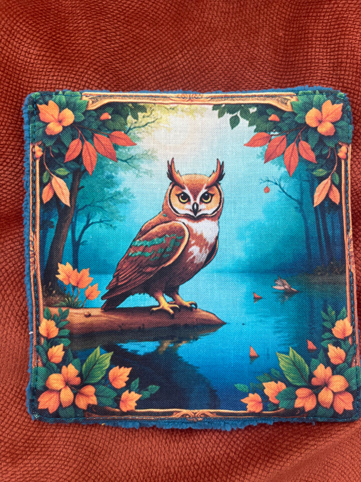 Lot de lingettes - Hibou Bleu 2