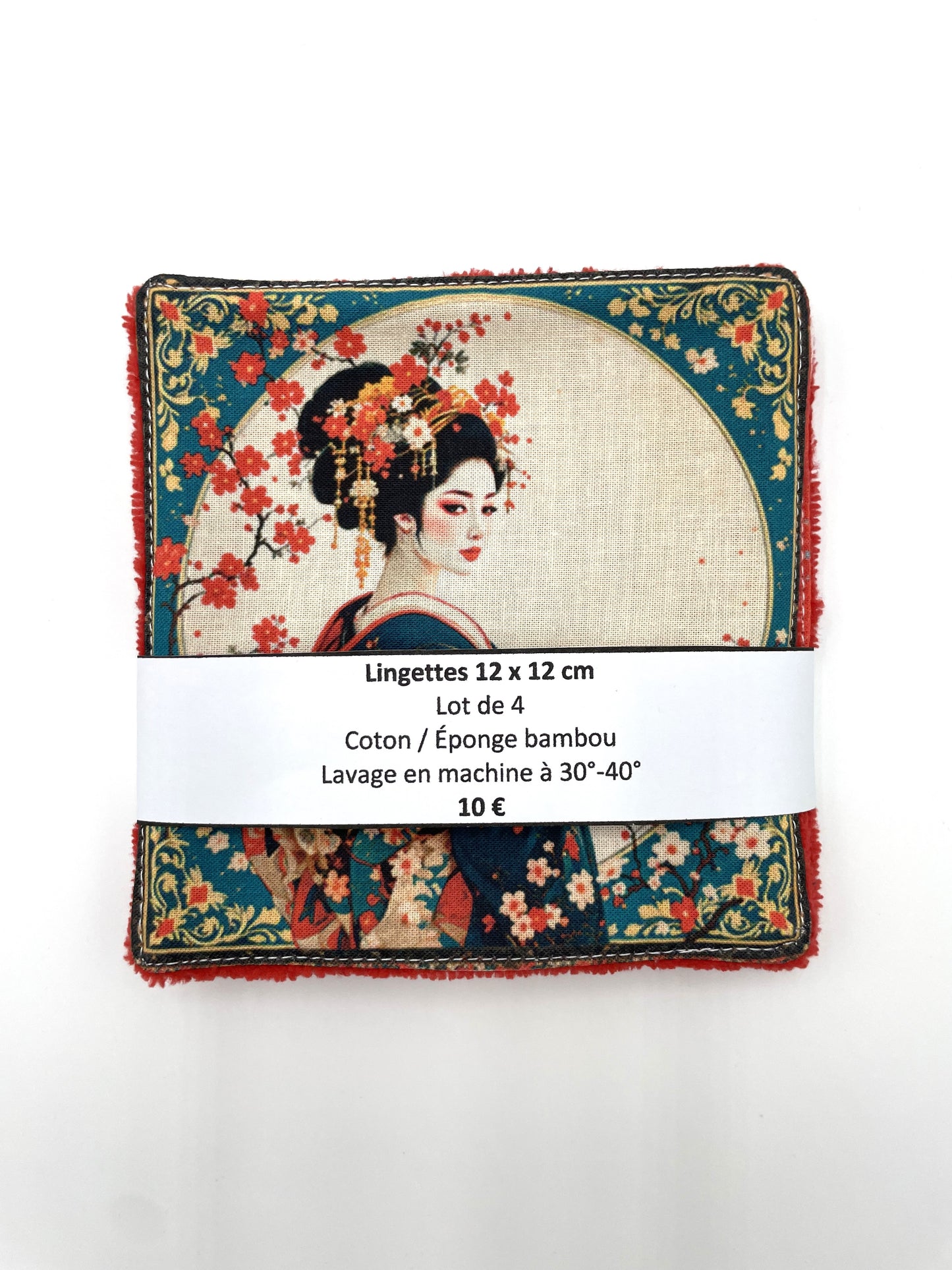Lot de lingettes - Geisha Rouge 1