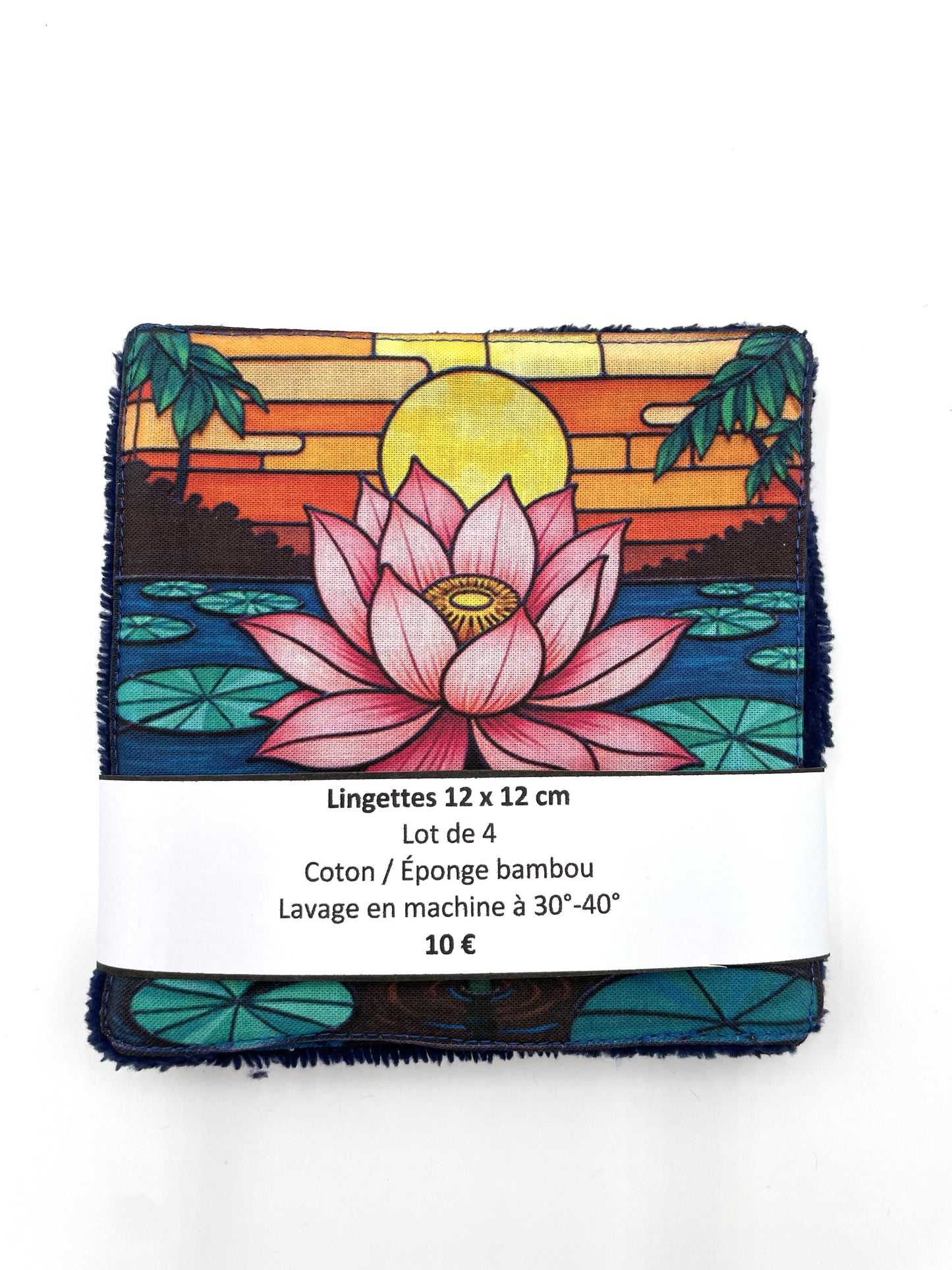 Lot de lingettes - Nénuphar Marine 1