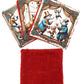 Lot de lingettes - Souris Cirque Rouge 1