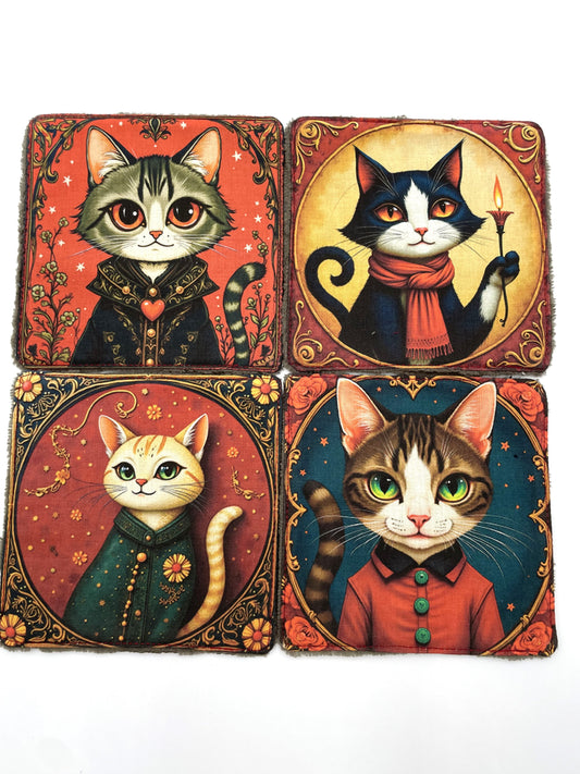 Lot de lingettes - Chat Mystique Taupe 1