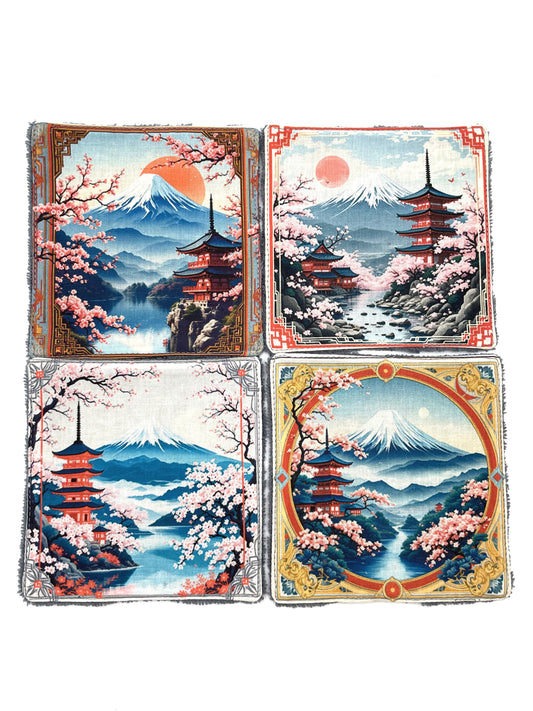 Lot de lingettes - Japon Gris 1