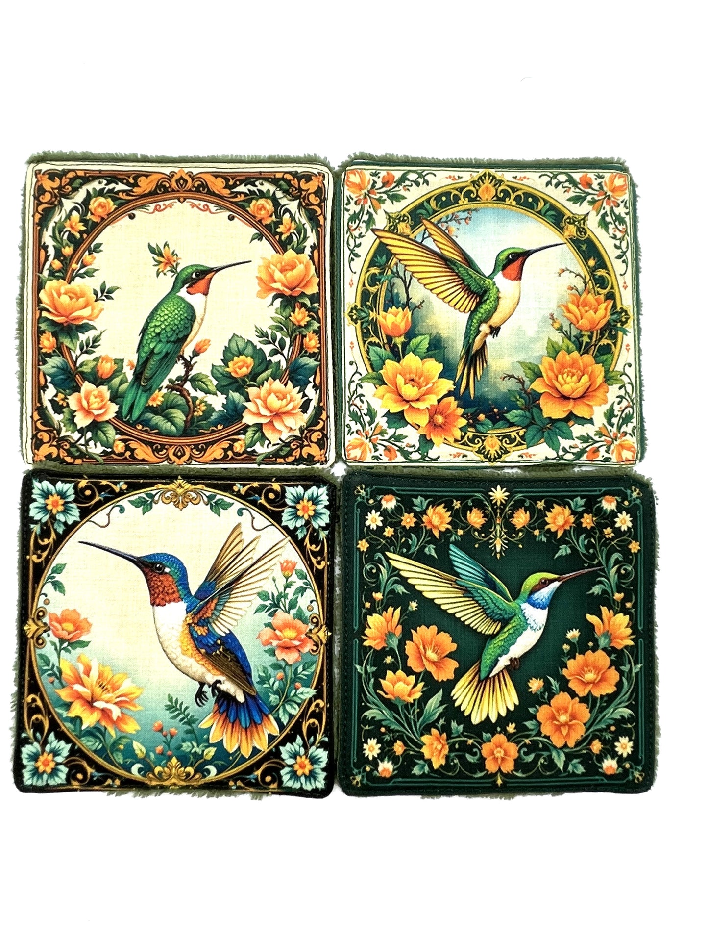 Lot de lingettes - Colibri Kaki 1