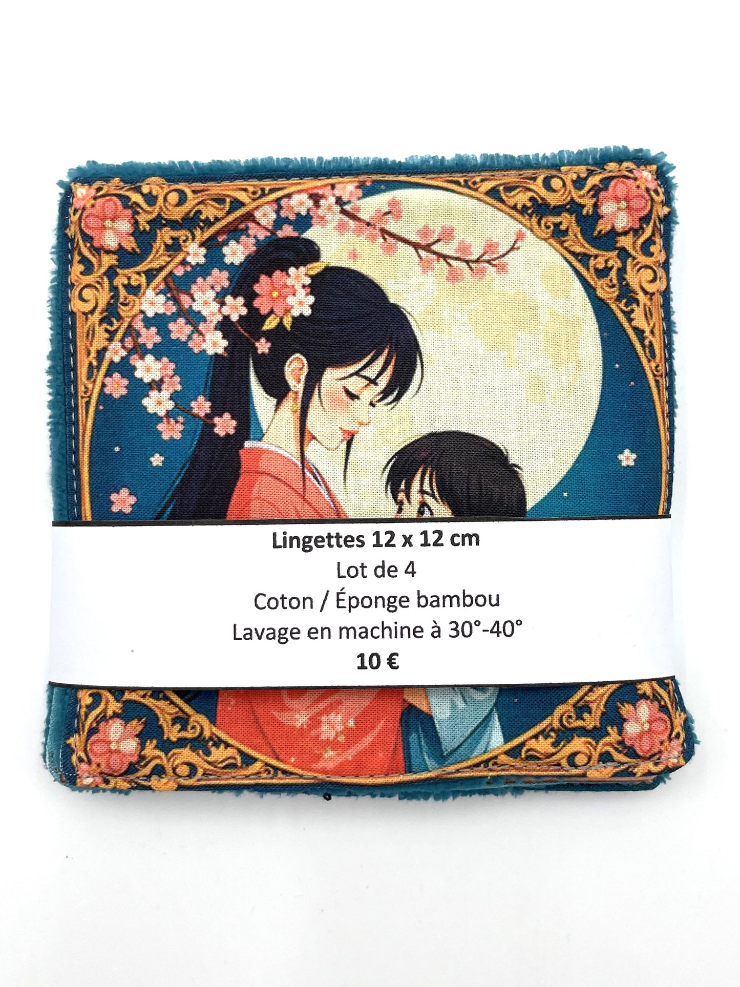 Lot de lingettes - Mère-fils Bleu 1
