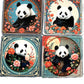Lot de lingettes - Panda Gris 1