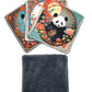 Lot de lingettes - Panda Gris 1