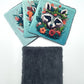 Lot de lingettes - Raton Laveur Turquoise Gris 1