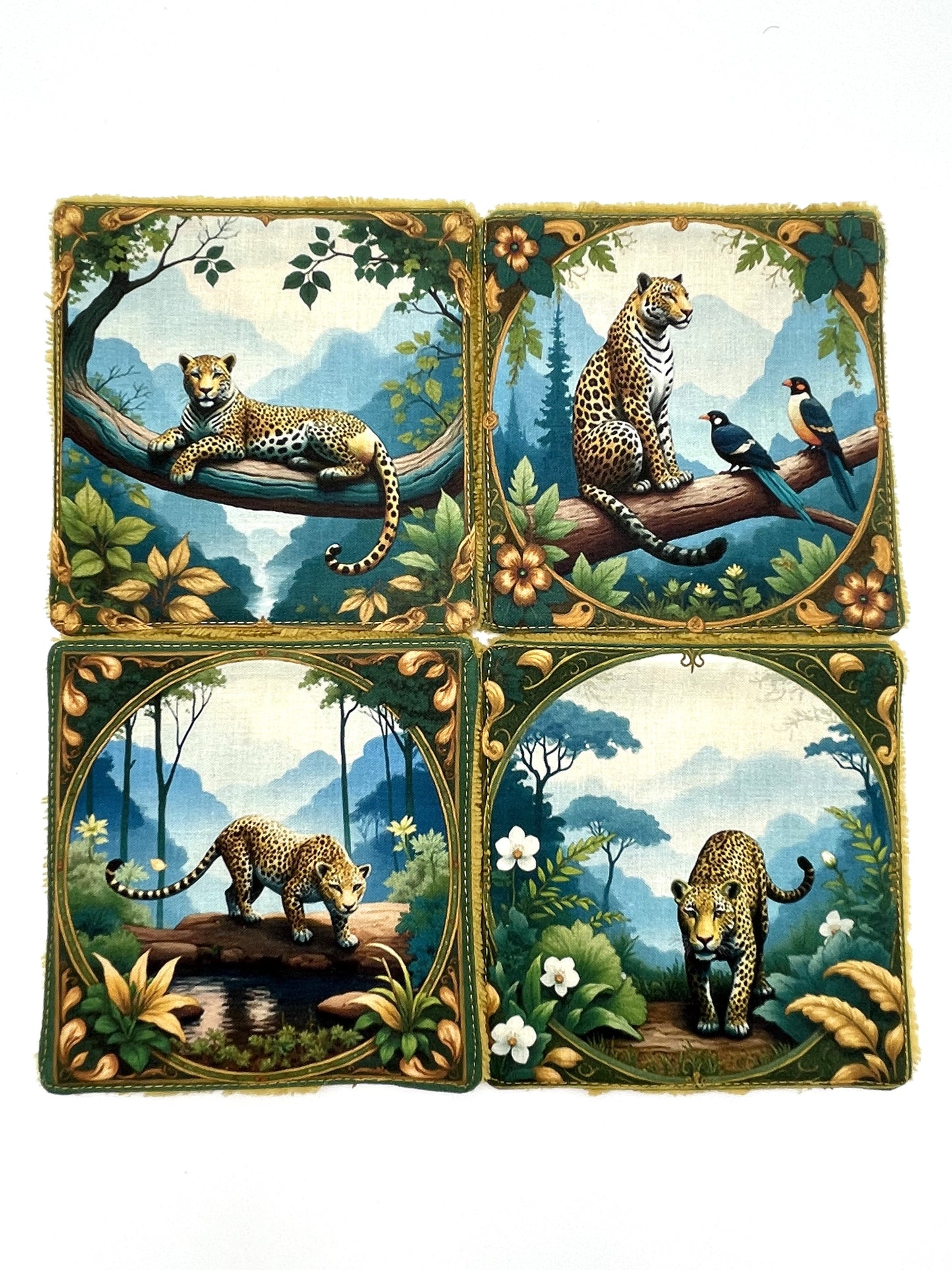 Lot de lingettes - Léopard Jaune 1