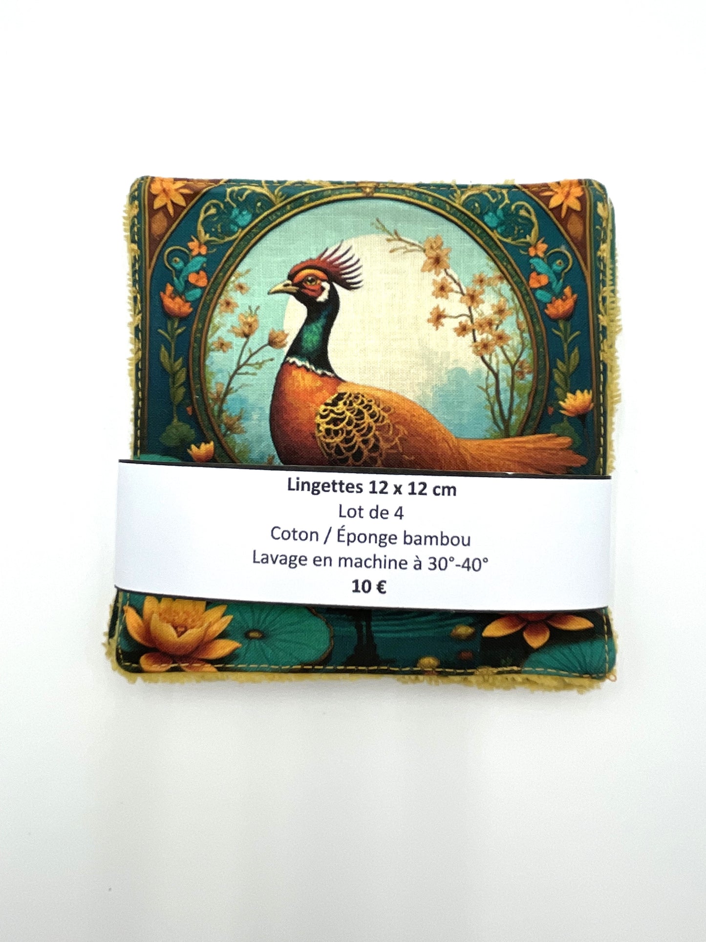 Lot de lingettes - Faisan Jaune 1