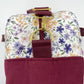 Sac à langer - Prune et Fleurs violettes