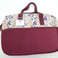 Sac à langer - Prune et Fleurs violettes