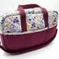 Sac à langer - Prune et Fleurs violettes