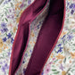 Sac à langer - Prune et Fleurs violettes