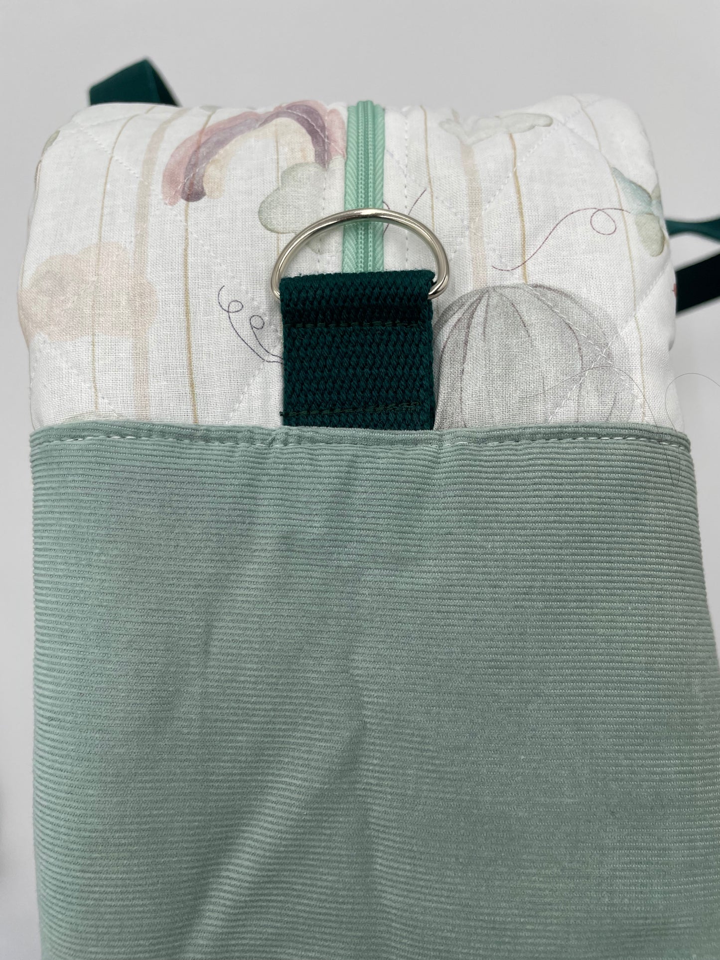 Sac à langer - Menthe et Montgolfière