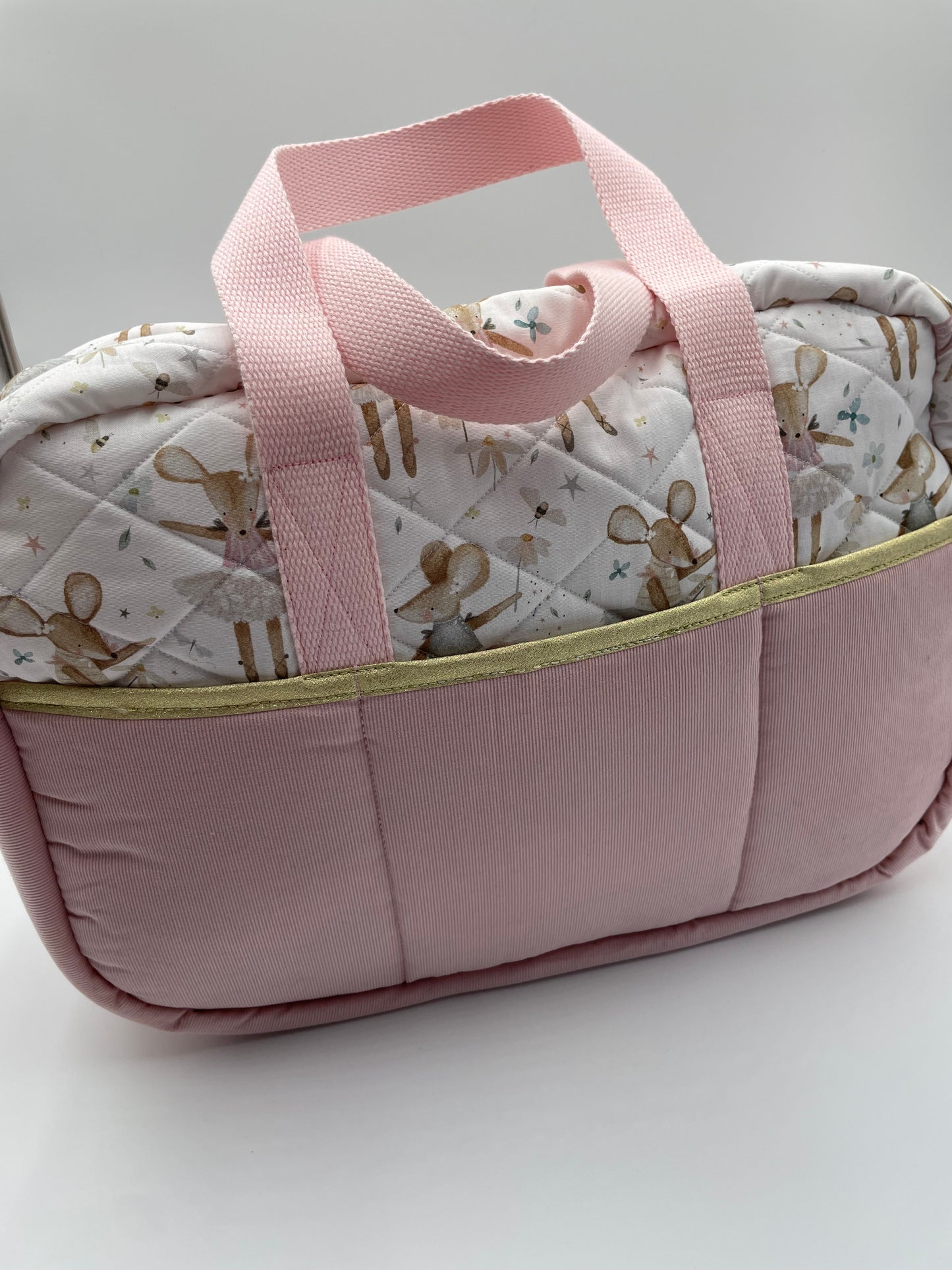 Sac à langer - Rose et Souris