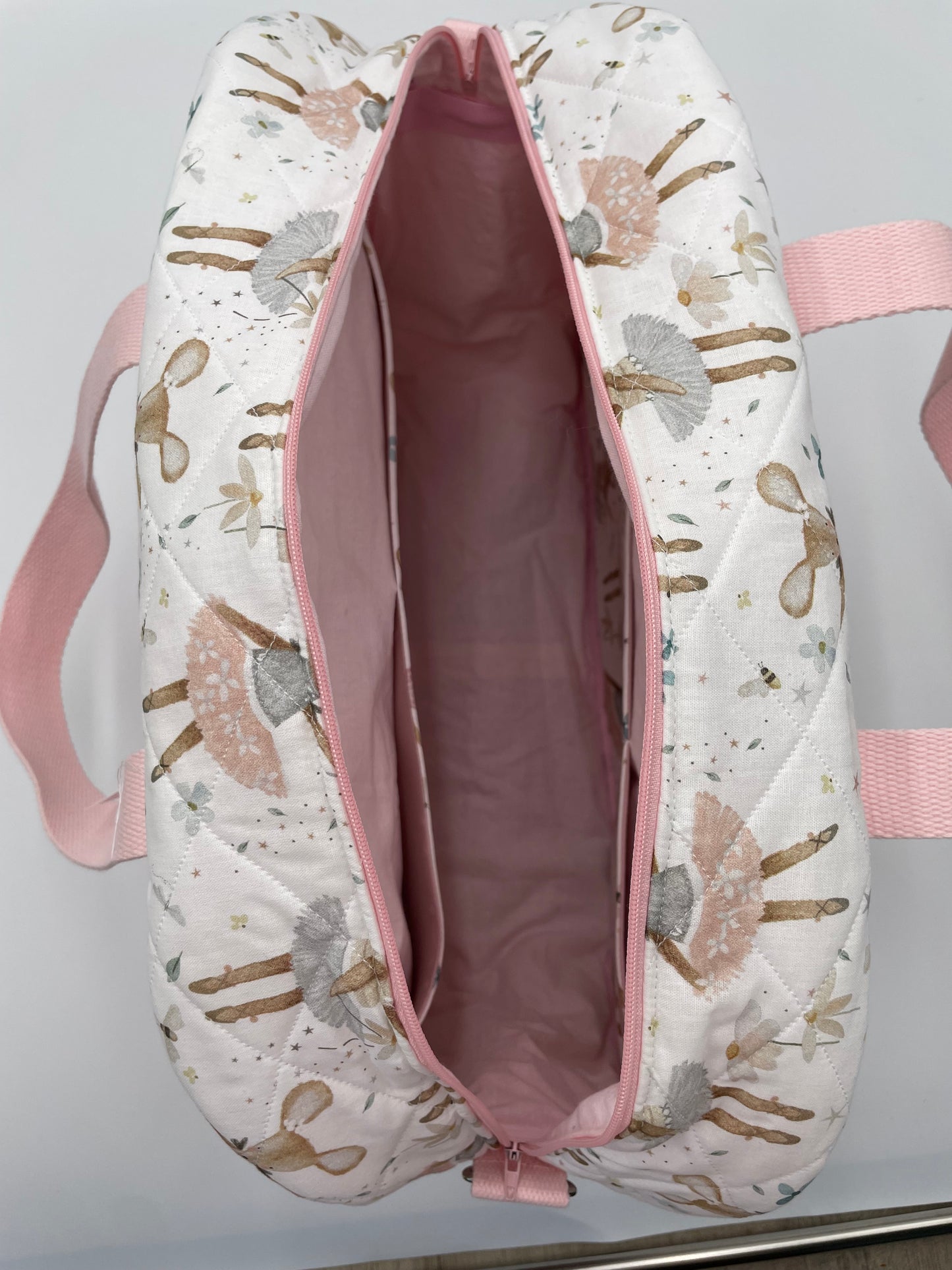 Sac à langer - Rose et Souris