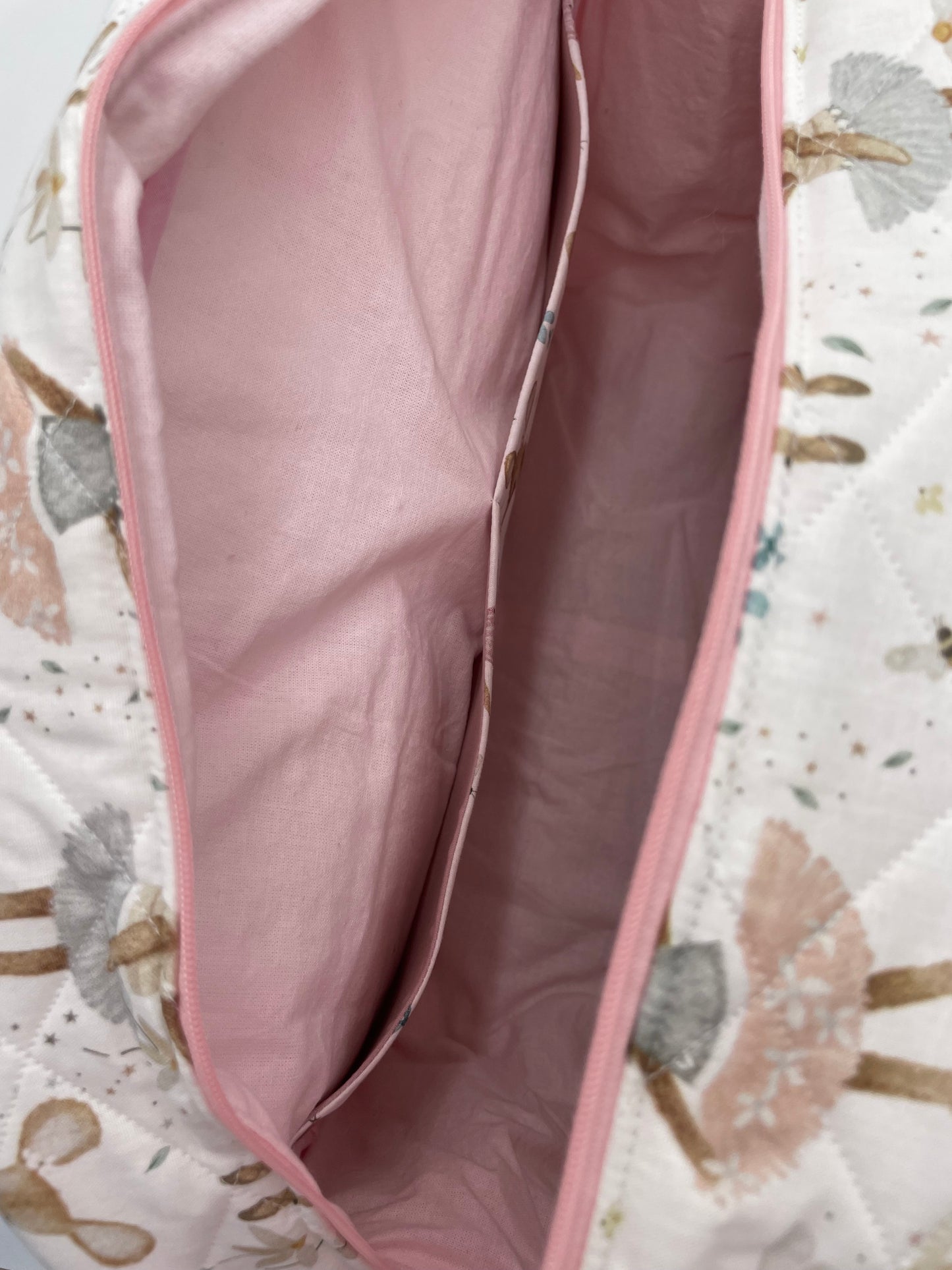 Sac à langer - Rose et Souris