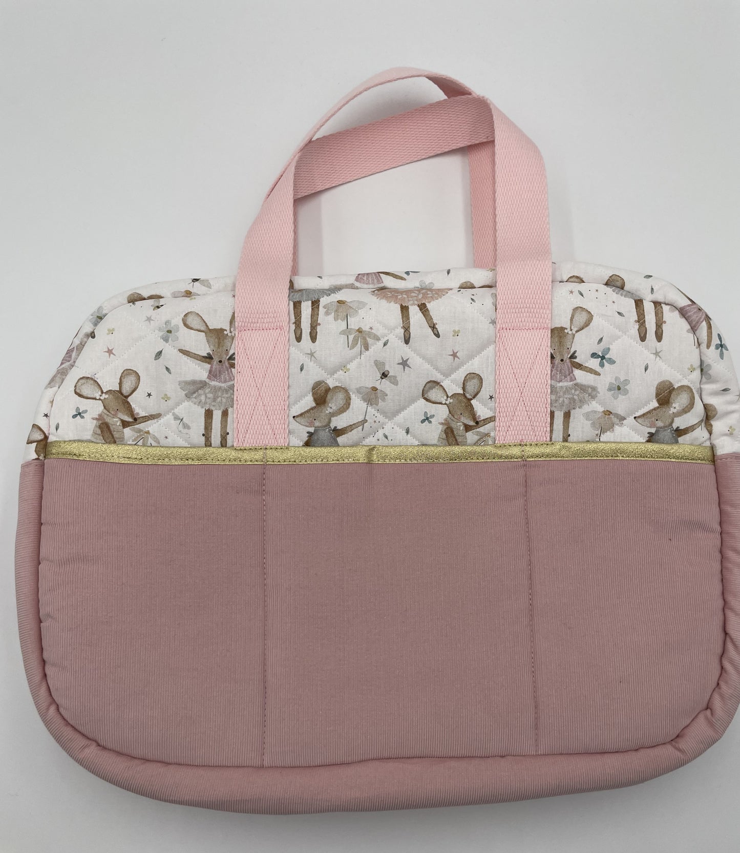 Sac à langer - Rose et Souris