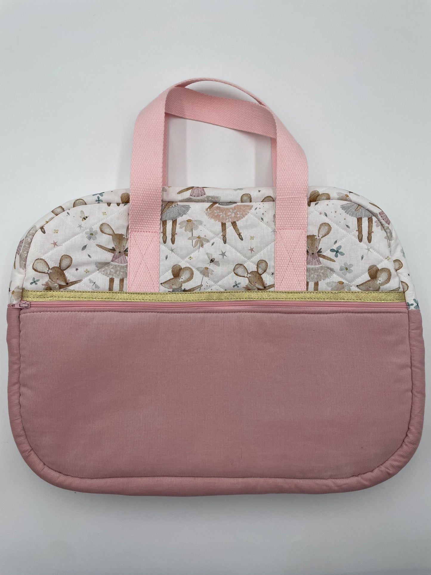 Sac à langer - Rose et Souris