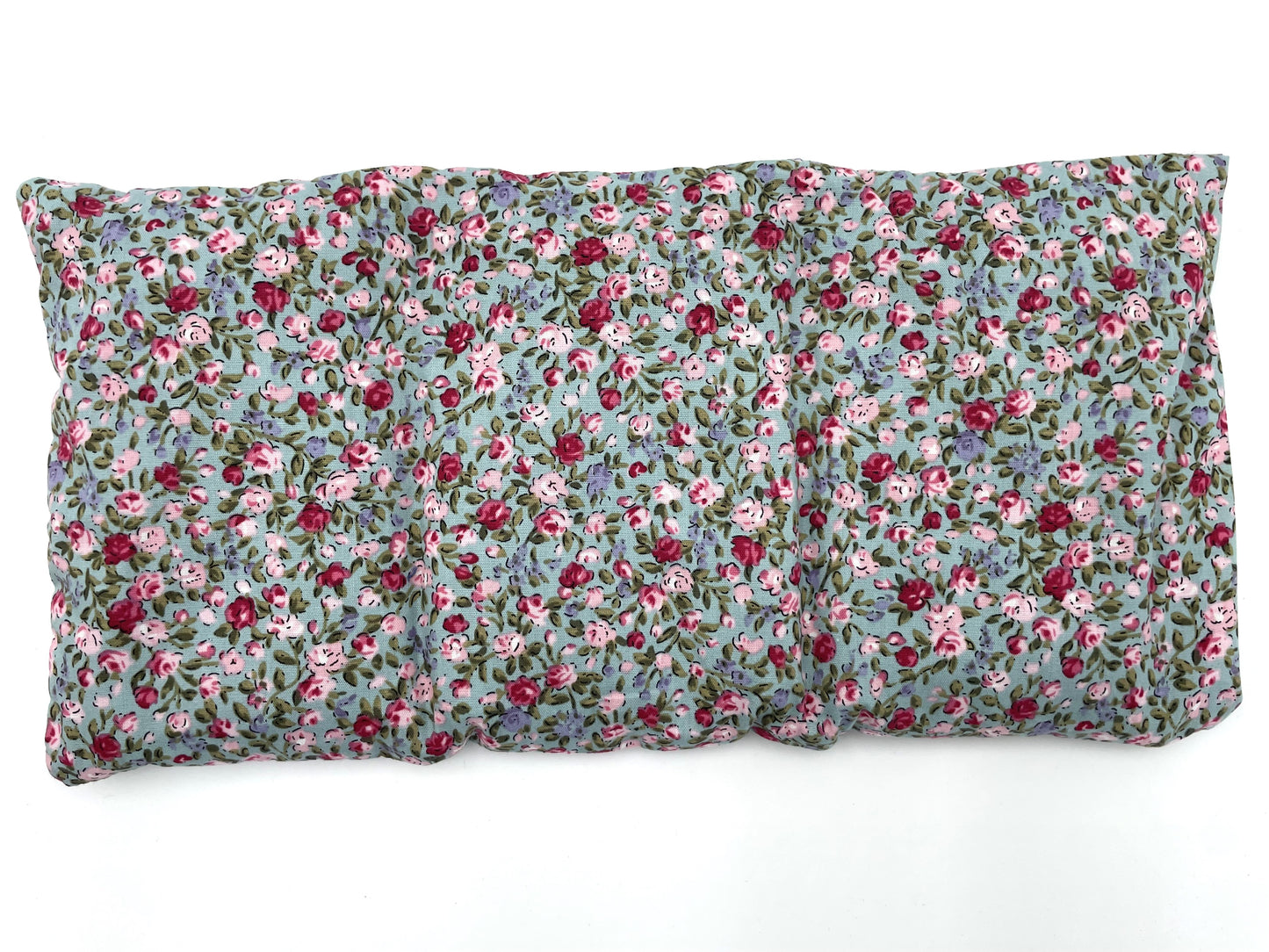 Bouillotte sèche M - Roses sur fond bleu