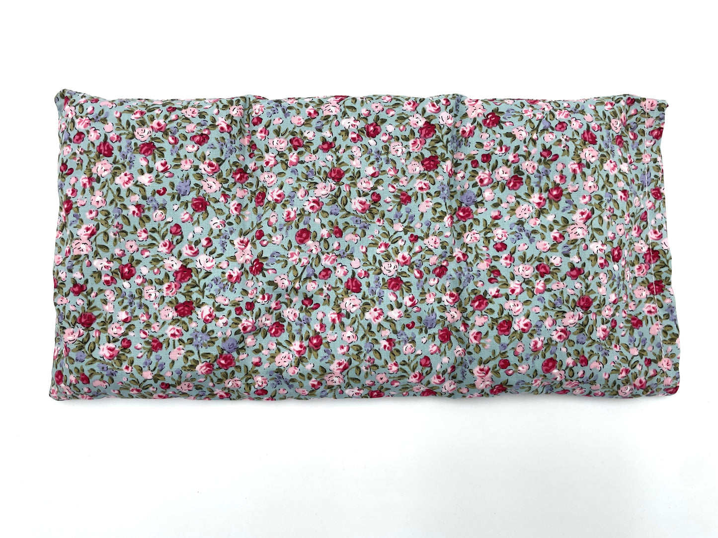 Bouillotte sèche M - Roses sur fond bleu