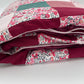 Couverture Patchwork - Roses et Prune