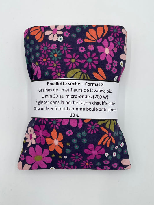Bouillotte sèche S - Feuillage violet