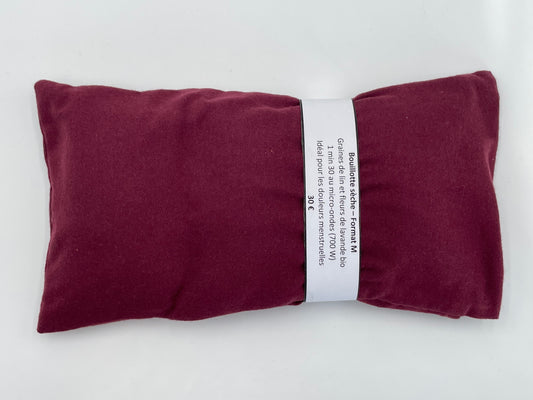 Bouillotte sèche M - Prune