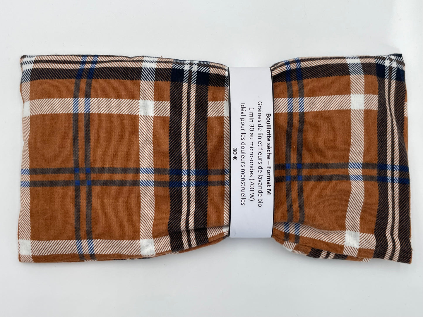 Bouillotte sèche M - Carreaux Cannelle