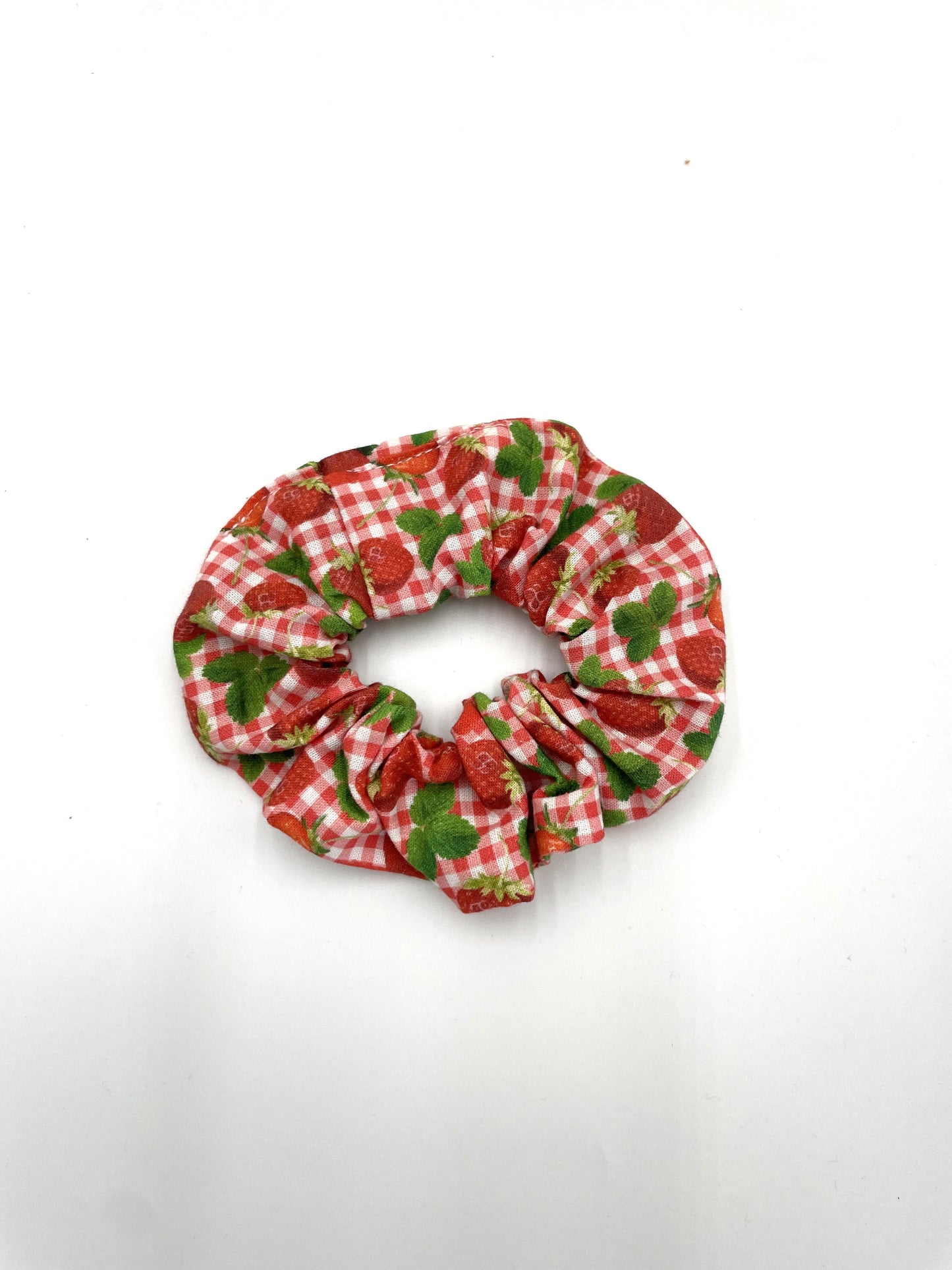 Chouchou - Fraises sur fond rose