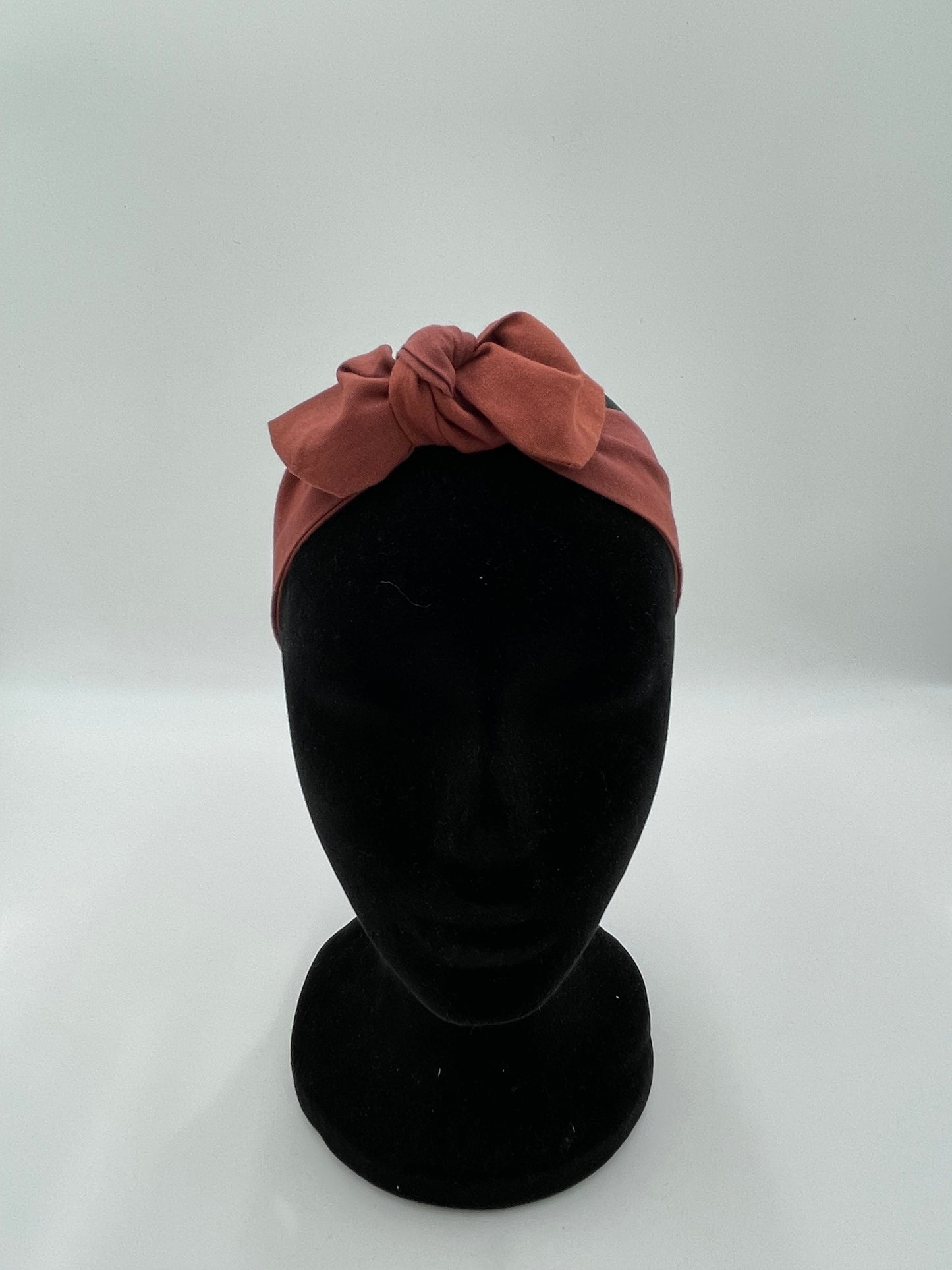 Bandeau à nouer - Marron uni
