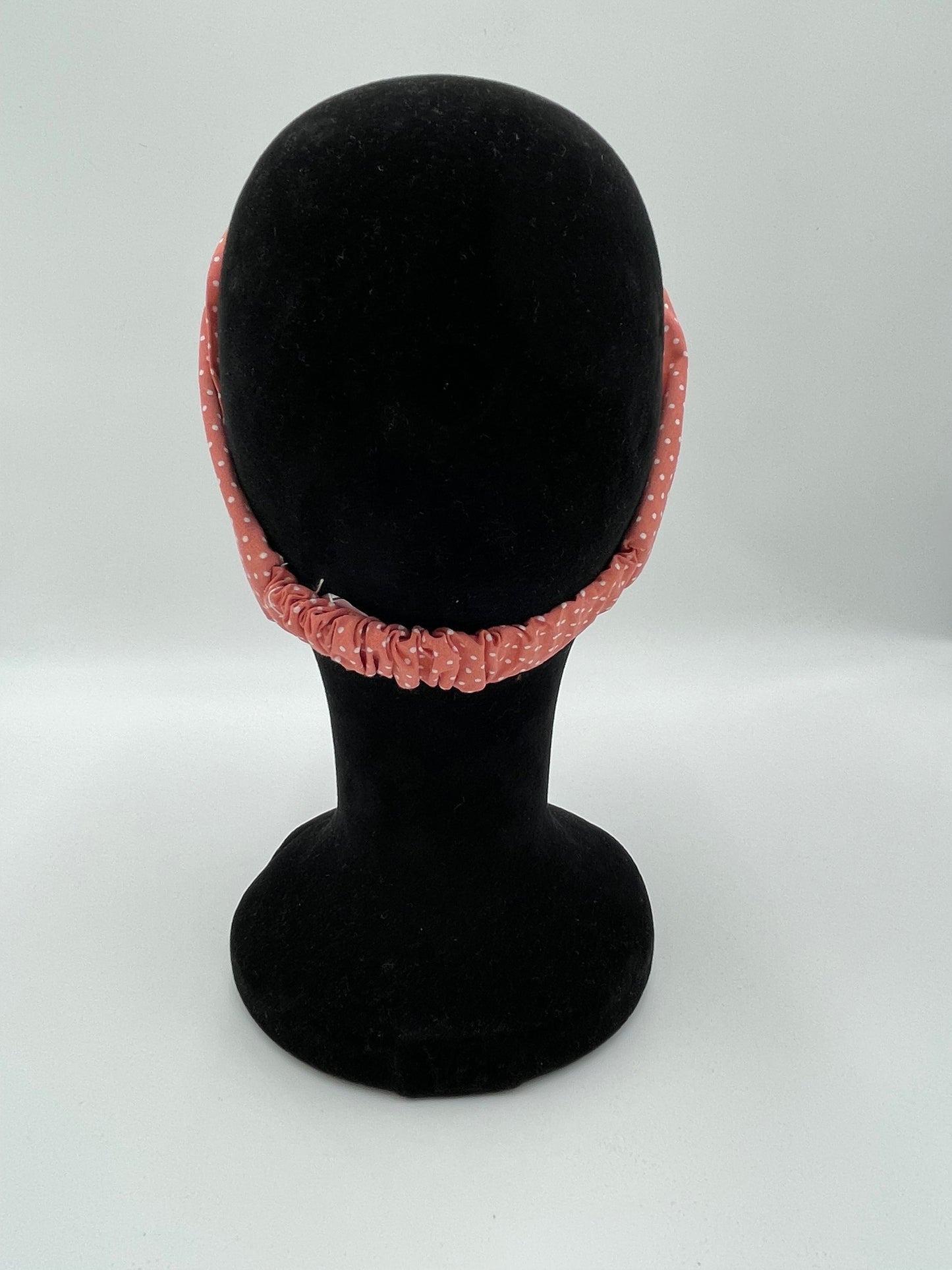 Bandeau turban - Pêche et Pois blancs