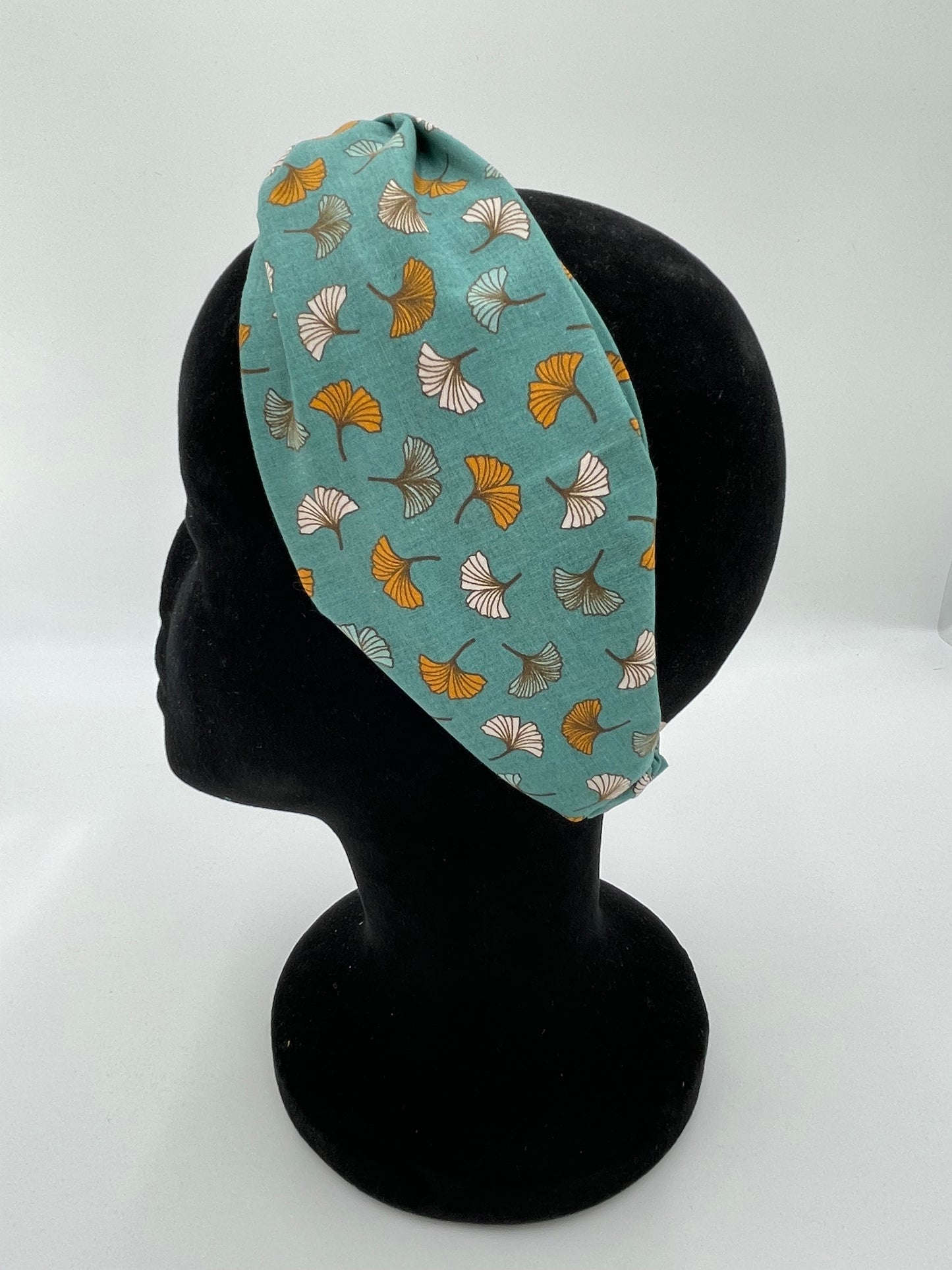 Bandeau turban - Genkgo bicolore