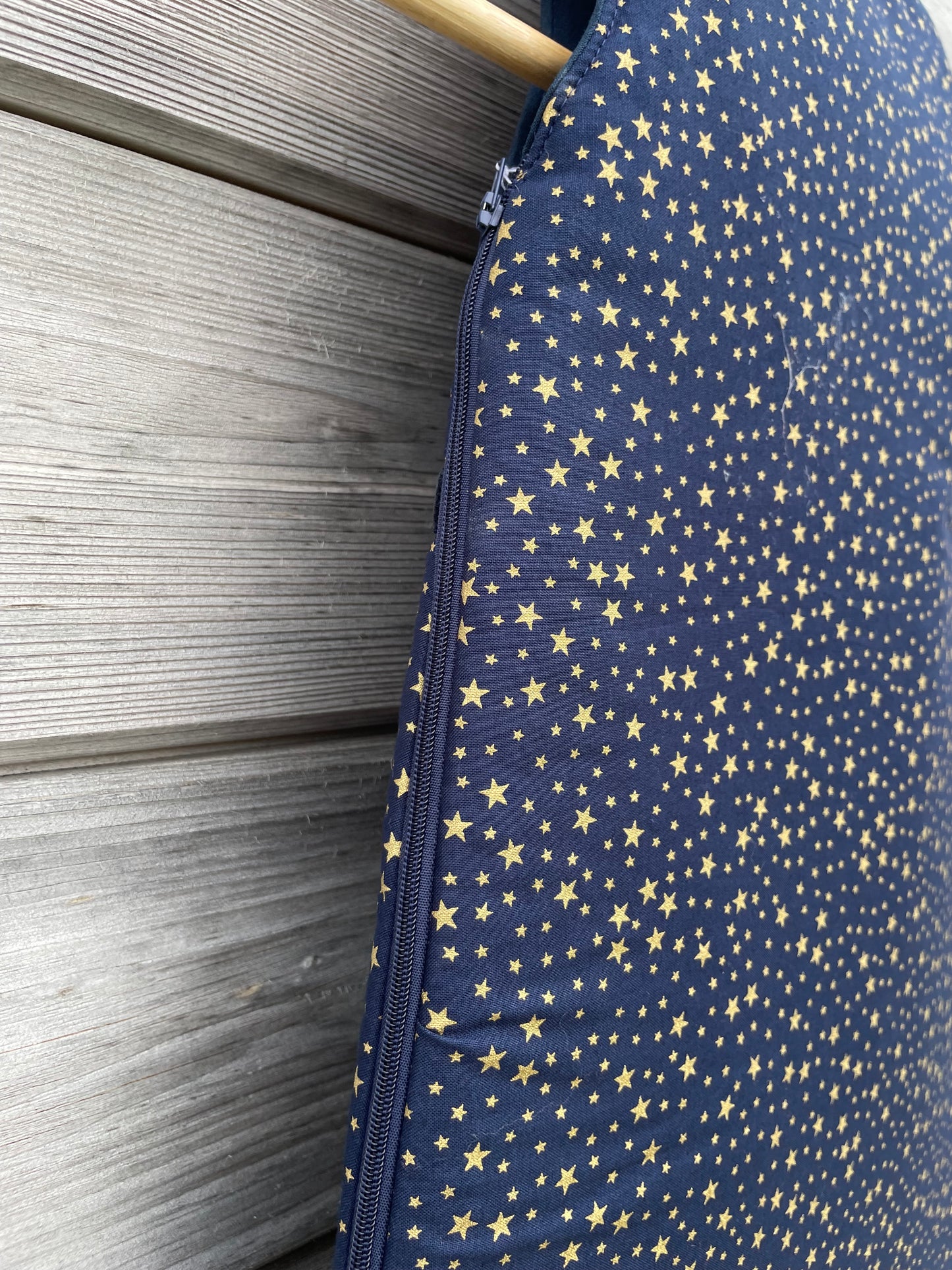 Gigoteuse d'hiver 0-6 mois - Bleu nuit Etoiles or