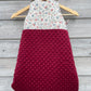 Gigoteuse d'hiver 0-6 mois - Minky et Fleurs