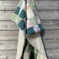 Couverture Patchwork - Tons Verts