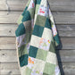 Couverture Patchwork - Tons Verts