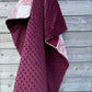 Couverture Patchwork - Roses et Prune