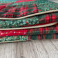 Couverture Patchwork - Noël Rouge