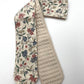 Bandeau de soin - Fleurs sur fond écru Eponge écru
