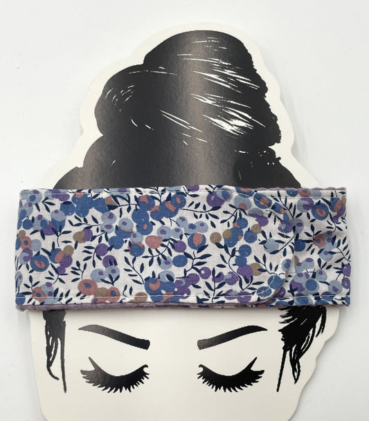 Bandeau de soin - Baies bleues Eponge lilas